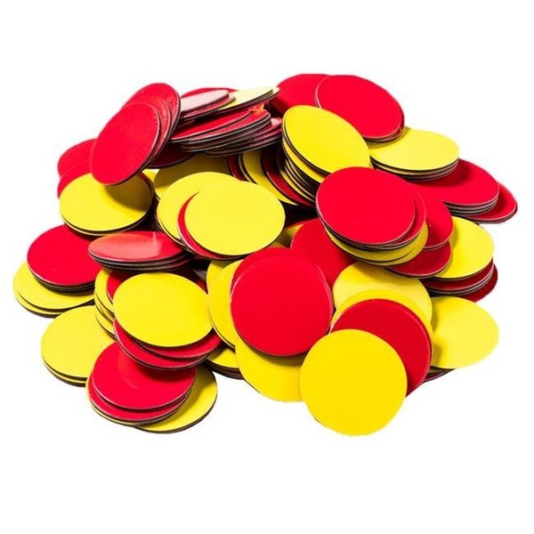 Dowling Magnets Dowling Magnets DO-732190BN Magnetic Two Color Counters; 200 per Pack - Pack of 3 DO-732190BN